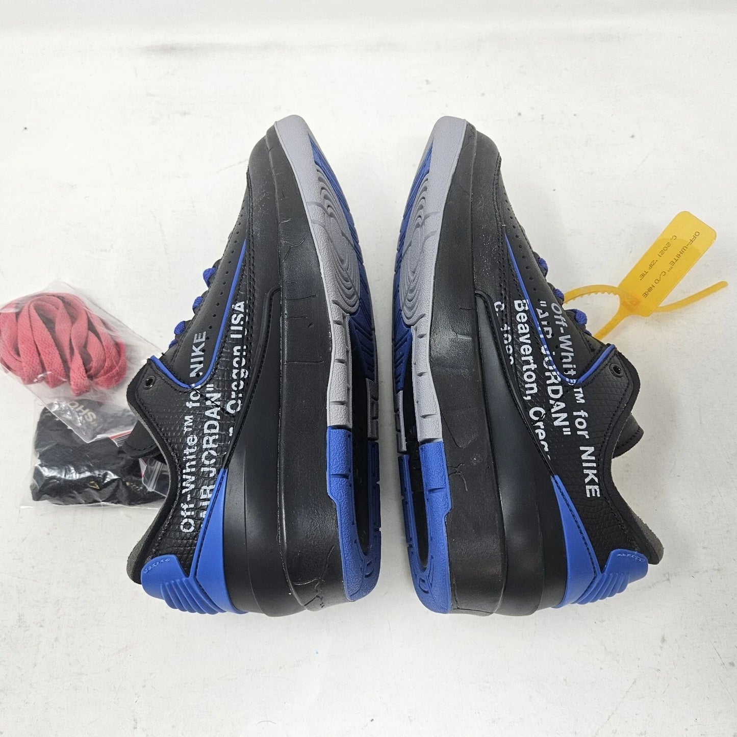 Nike Air Off-White x Jordan 2 Retro Low SP 'Black Varsity Royal'