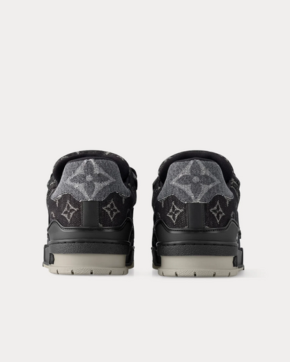 Louis Vuitton LV Trainer Sneaker Black Denim Monogram
